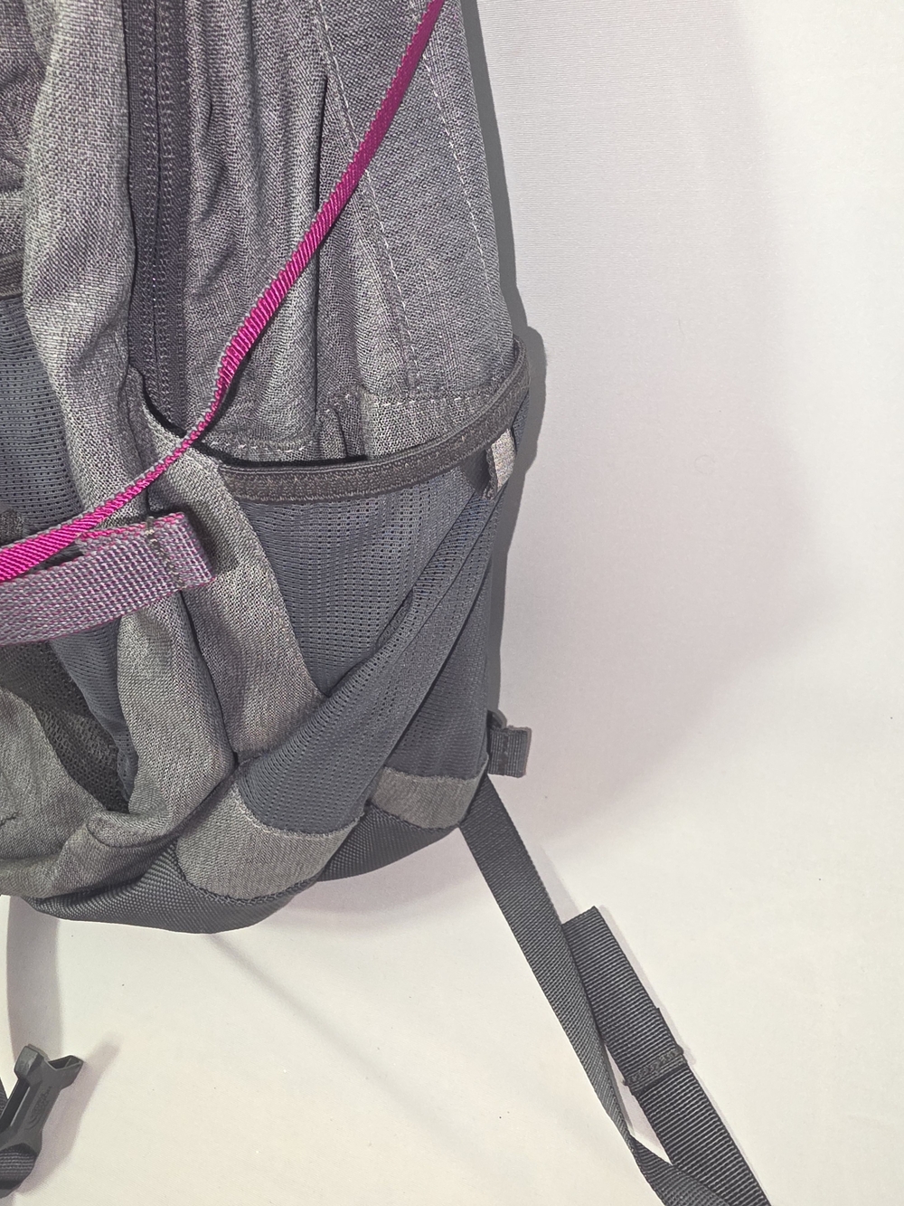 The North Face Recon Gray Backpack with Maroon Trim - Picture 16 of 16
